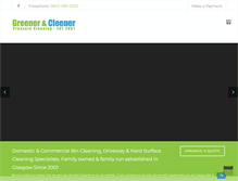 Tablet Screenshot of greenerandcleener.com